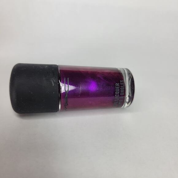 MAC Alice + Olivia Nail Lacquer "So Rich So Pretty" Purple Shimmer NEW - Picture 6 of 10